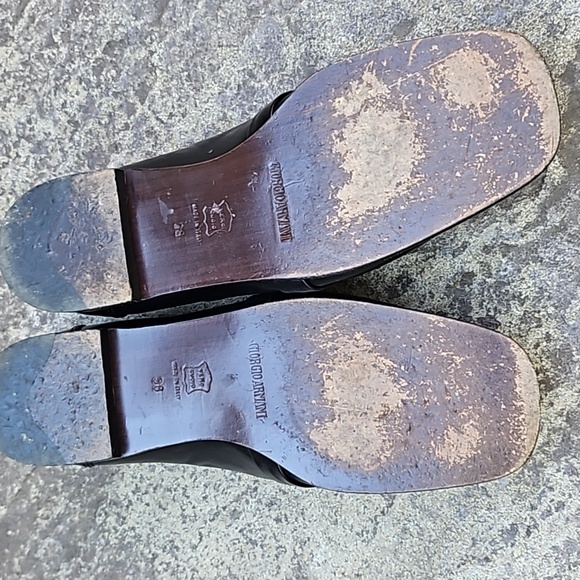 Georgia Armani leather loafer shoes Size 38 - Picture 6 of 11